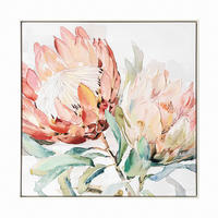 KUNSTDRUCK 100/100 cm  - Multicolor/Weiß, Natur, Holz/Kunststoff (100/100cm) - Monee