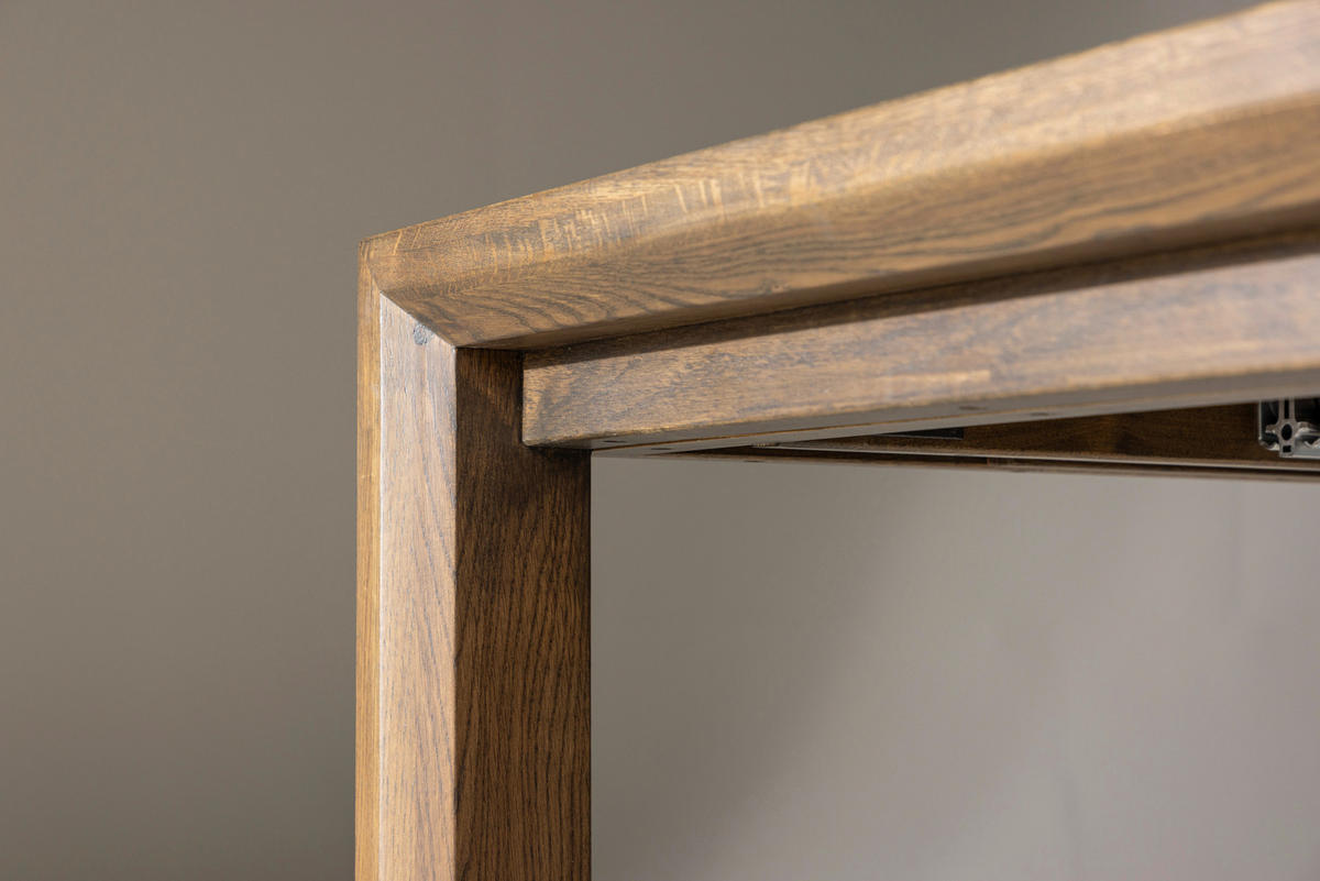 ESSTISCH Eiche teilmassiv rechteckig Eichefarben  - Eichefarben, Design, Holz (170/95/75cm) - Livetastic