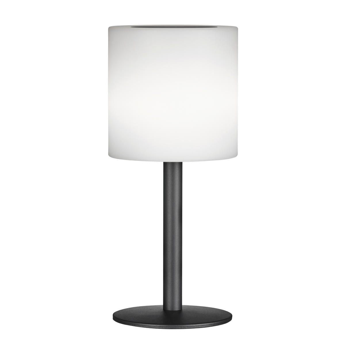 AKKU-TISCHLEUCHTE Lesina 13/30 cm  - Anthrazit/Weiß, KONVENTIONELL, Kunststoff/Metall (13/30cm) - Schöner Wohnen