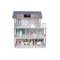 KUĆICA ZA IGRU   - višebojno, Basics, drvni materijal (6,10kg)