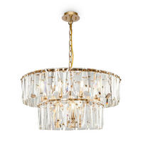 PENDELLEUCHTE 68/37/68 cm    - Goldfarben, Trend, Metall (68/37/68cm) - MAYTONI