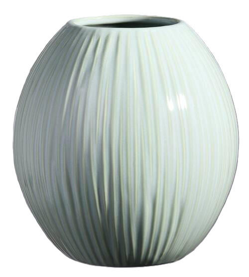 VASE  - Olivgrün, Basics, Keramik (16/16/17cm)