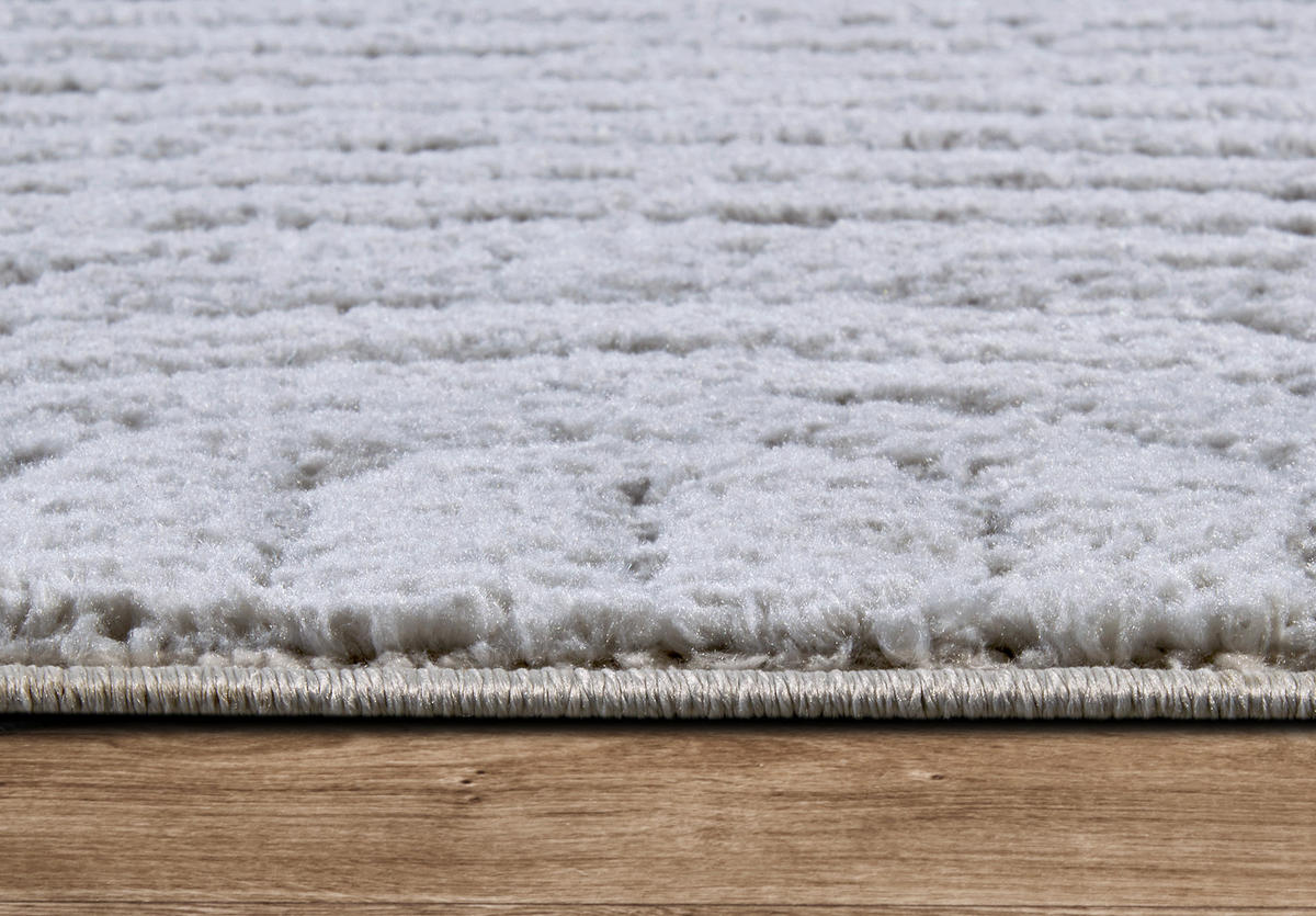 HOCHFLORTEPPICH 120/170 cm New York Hellgrau  - Hellgrau, Basics, Kunststoff/Textil (120/170cm) - Elle Decoration
