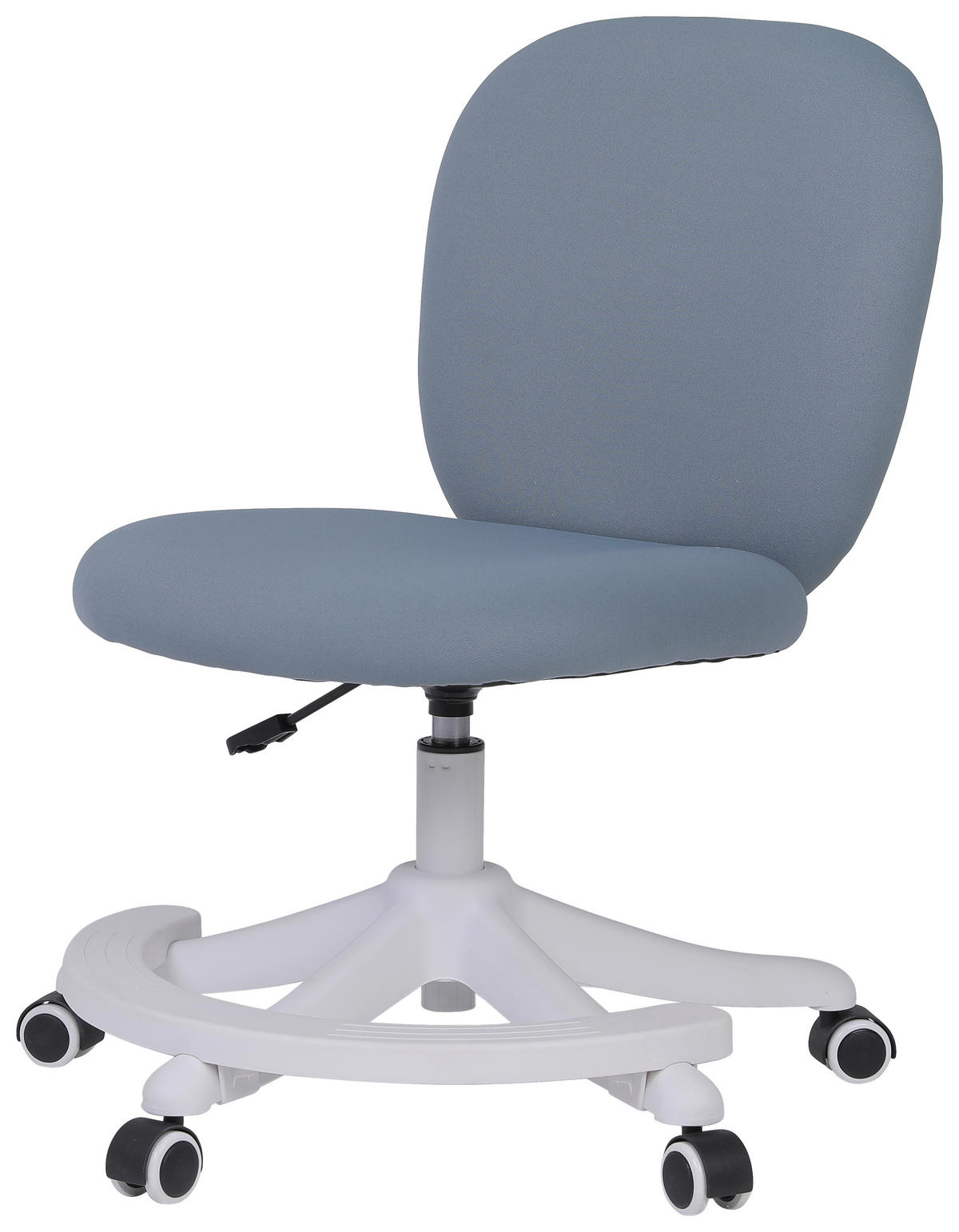 SCAUN ROTATIV PENTRU TINERET - albastru/alb, Modern, plastic/metal (50/86-94/61cm) - Boxxx
