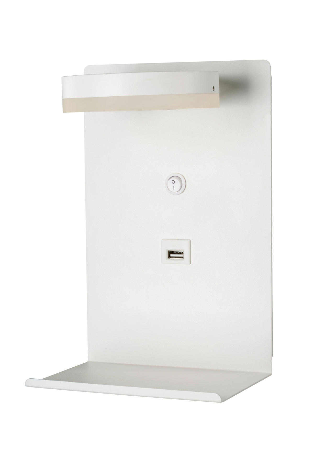 LED-WANDLEUCHTE Compact 15/10/23 cm   - Weiß, KONVENTIONELL, Metall (15/10/23cm)