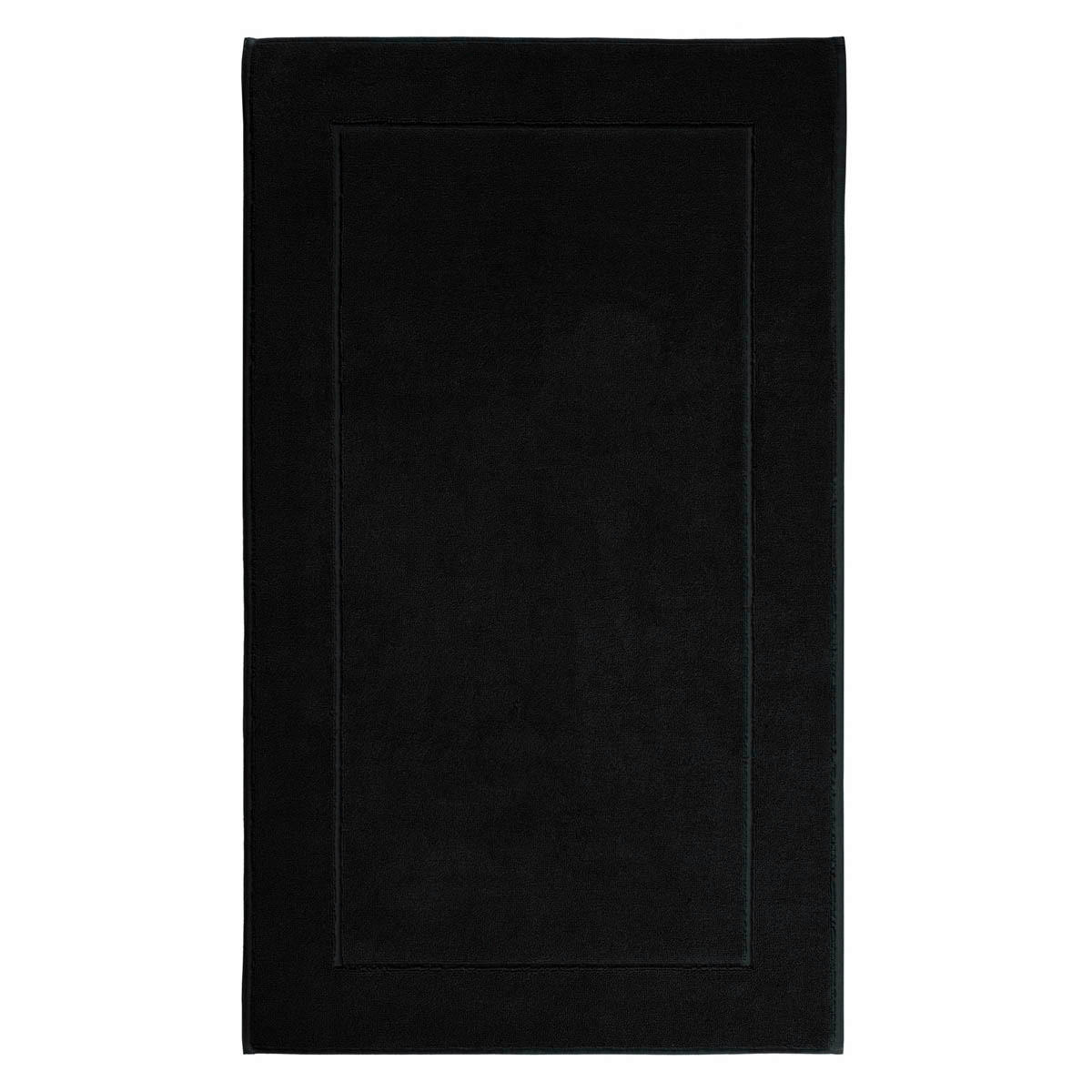 BADEMATTE London Schwarz 70/120 cm  - Schwarz, Basics, Textil (70/120cm) - Aquanova