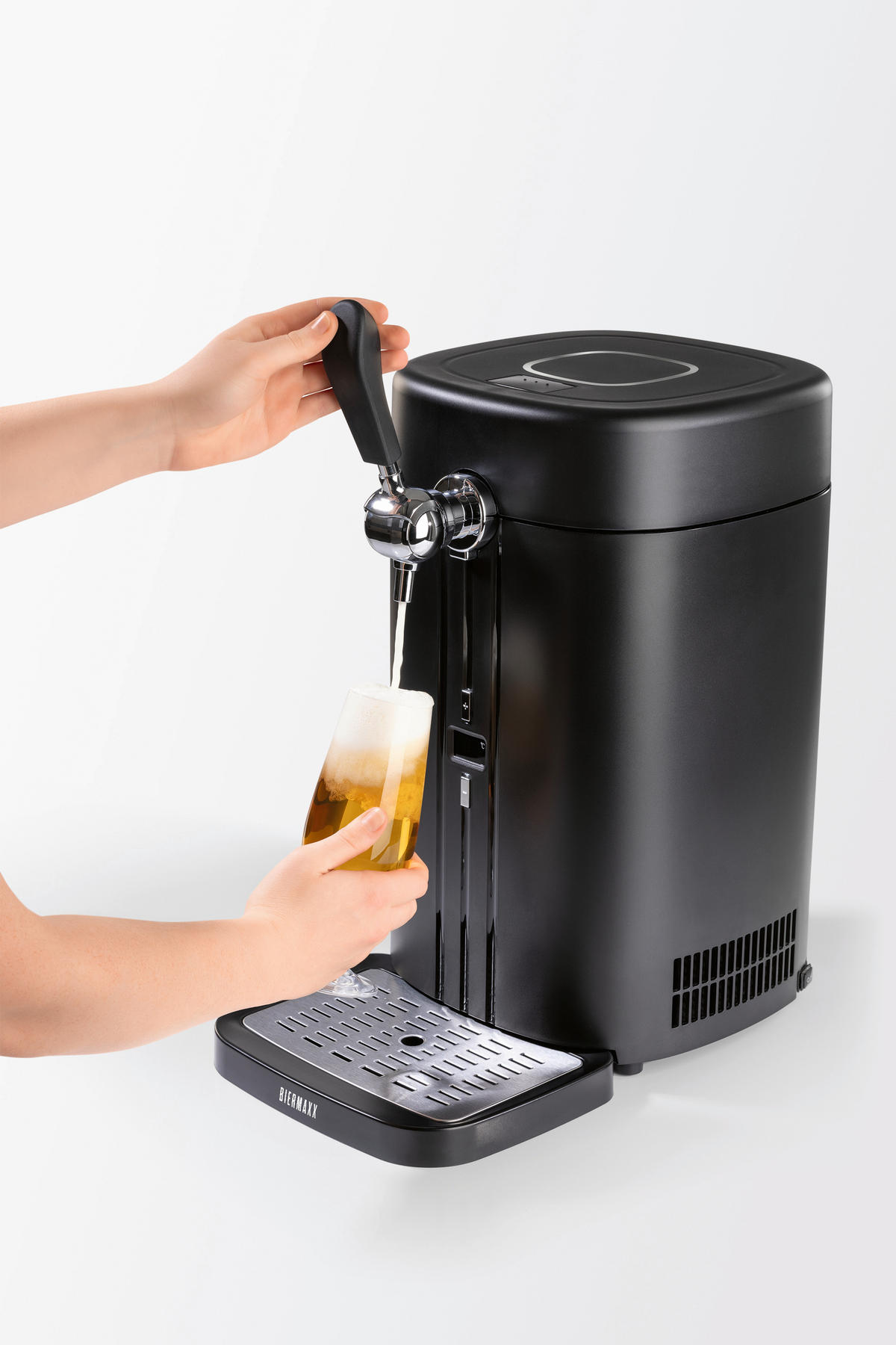 BIERZAPFANLAGE Bier MAXX  - Silberfarben/Schwarz, Basics, Kunststoff (26,4/41/52,6cm)