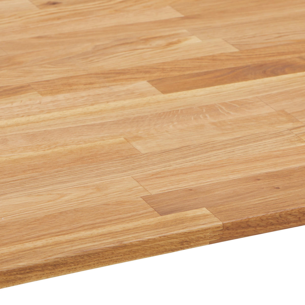 SCHREIBTISCH 140/80/75 cm  in Schwarz, Eichefarben  - Eichefarben/Schwarz, Natur, Holz/Metall (140/80/75cm) - Livetastic