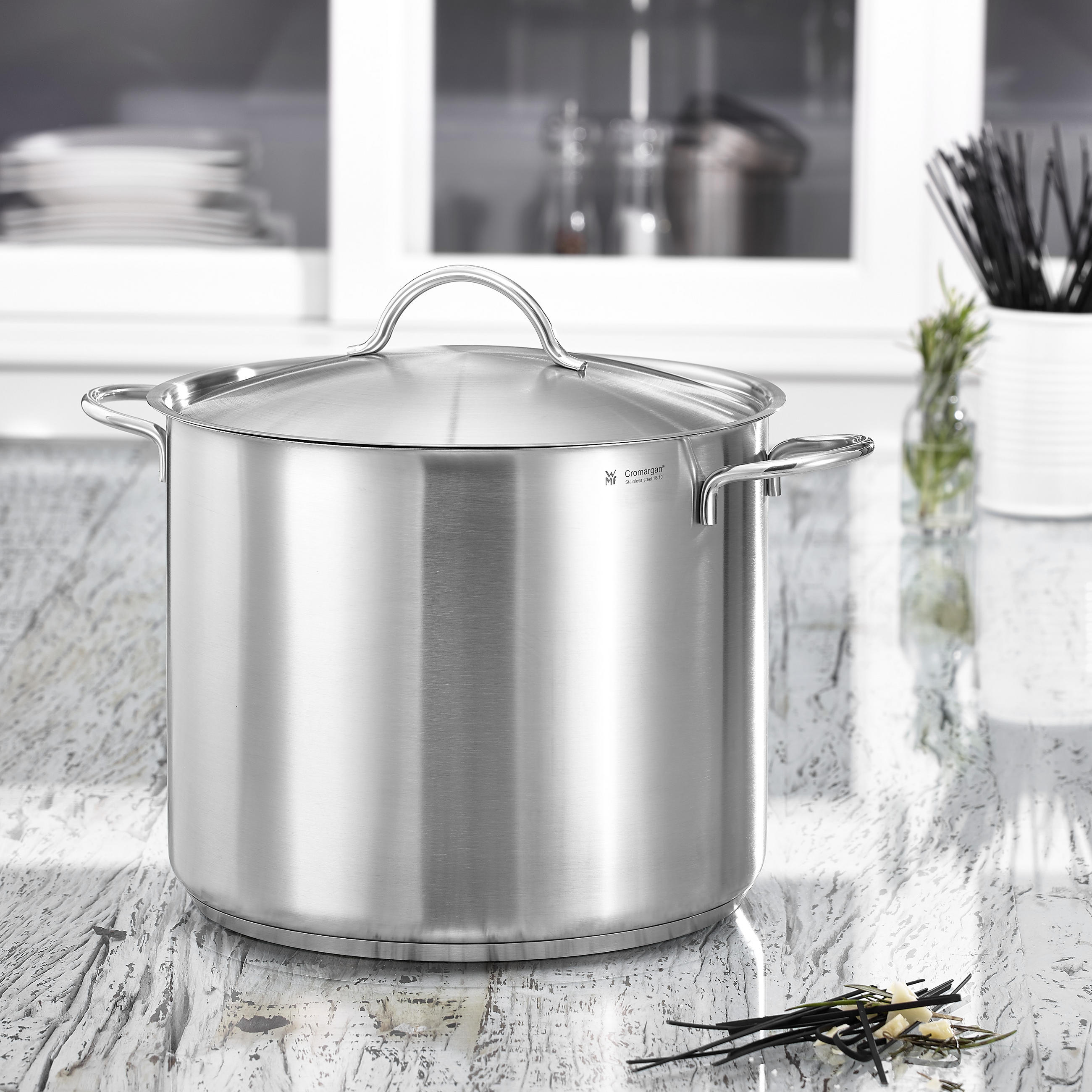 GEMÜSETOPF THRANS THERM 14 L  - Silberfarben, Basics, Metall (28cm) - WMF
