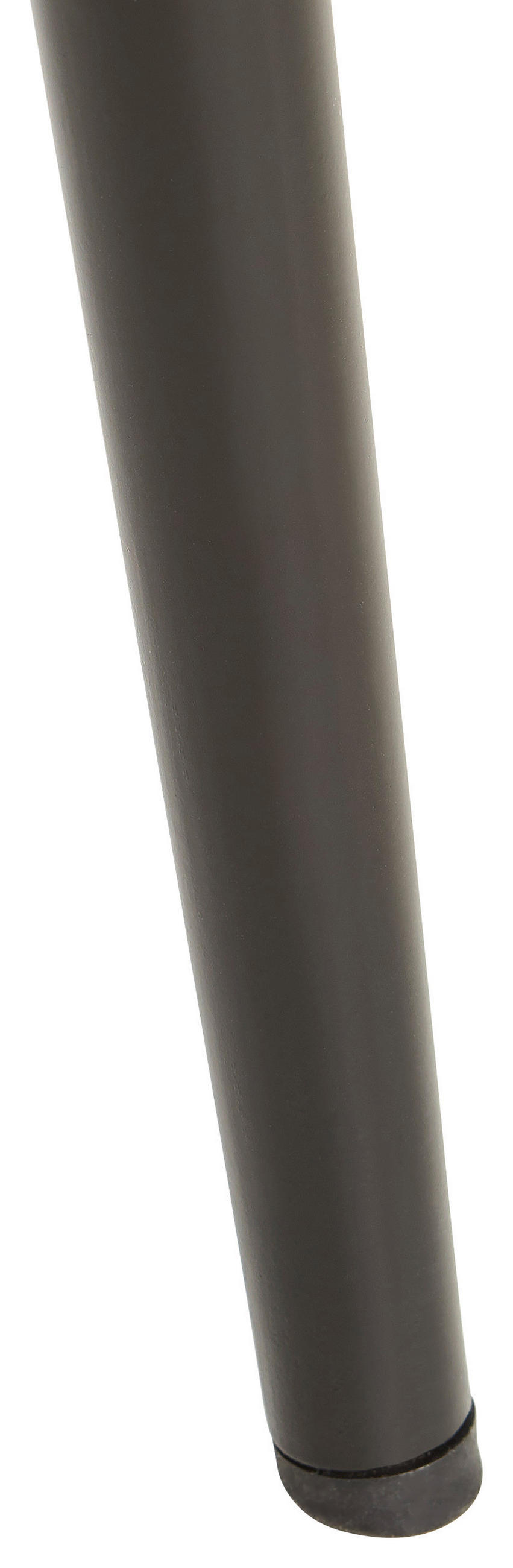 STUHL  in Eisen Mikrofaser Metall, Textil  - Schwarz, Basics, Textil/Metall (43/85/54cm) - P & B