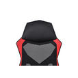 GAMINGSTUHL Rot, Schwarz Metall, Kunststoff, Textil   - Rot/Schwarz, MODERN, Kunststoff/Textil (59/107-117/58cm) - Carryhome