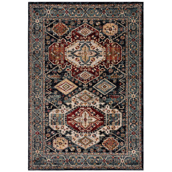 VINTAGE-TEPPICH 160/230 cm GILLINGHAM Blau  - Blau, KONVENTIONELL, Textil (160/230cm)