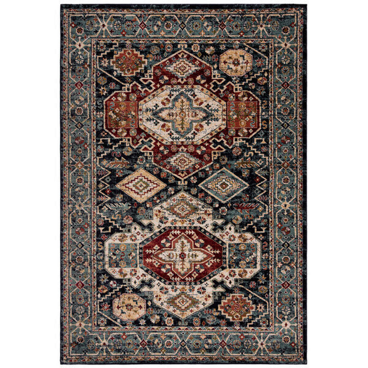 VINTAGE-TEPPICH 200/290 cm GILLINGHAM Blau  - Blau, KONVENTIONELL, Textil (200/290cm)