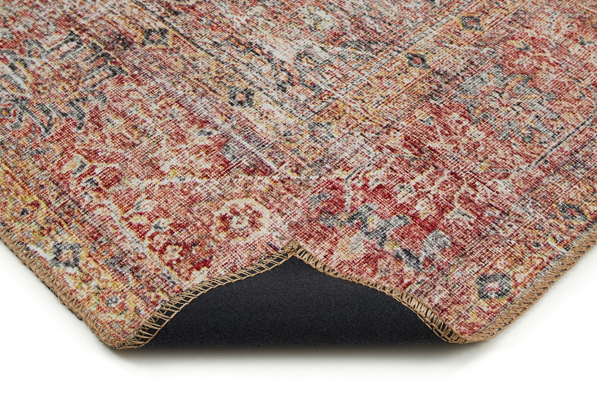 VINTAGE-TEPPICH 200/290 cm Lago  - Rostfarben/Grau, Design, Textil (200/290cm) - Novel