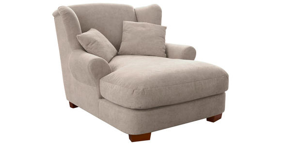 XXL-SESSEL - Creme, ROMANTIK / LANDHAUS, Holz/Textil (120/101/142cm) - Cantus