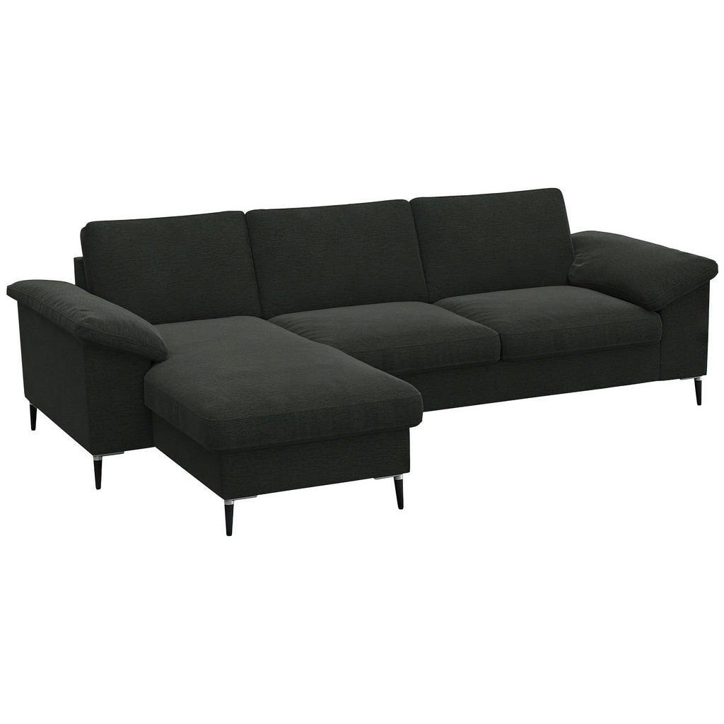 Thumbnail - Livetastic Ecksofa, Waldgrün, Textil, 3-Sitzer, Ottomane links, L-Form, 242x159 cm, Oeko-Tex® Standard 100, FSC Mix, Gol...