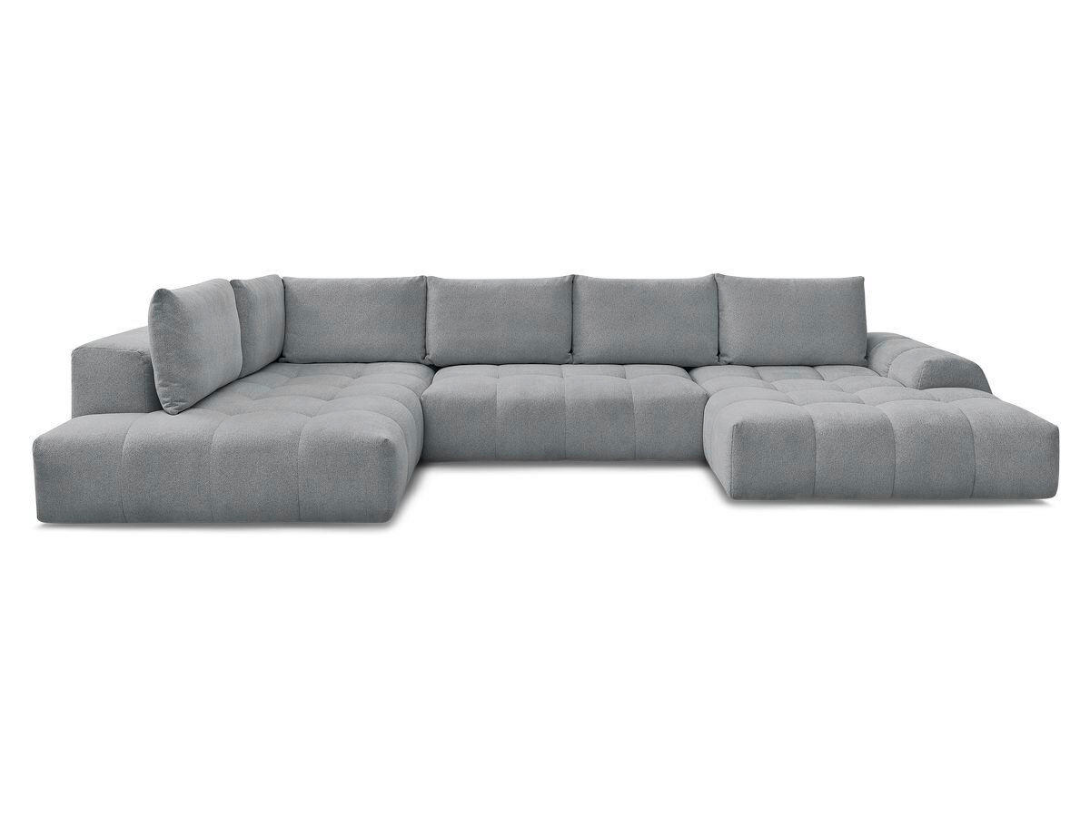 ECKSCHLAFSOFA EVEREST  mit Rücken echt, Armteil links, Armteil rechts Flachgewebe Dunkelgrau  - Dunkelgrau/Schwarz, MODERN, Kunststoff/Textil (212/423/198cm)