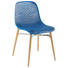 STUHL in Holz, Kunststoff Blau, Buchefarben - Blau/Buchefarben, Design, Holz/Kunststoff (45,4/79/54,7cm) STUHL in Holz, Kunststoff Blau, Buchefarben - Blau/Buchefarben, Design, Holz/Kunststoff (45,4/79/54,7cm)