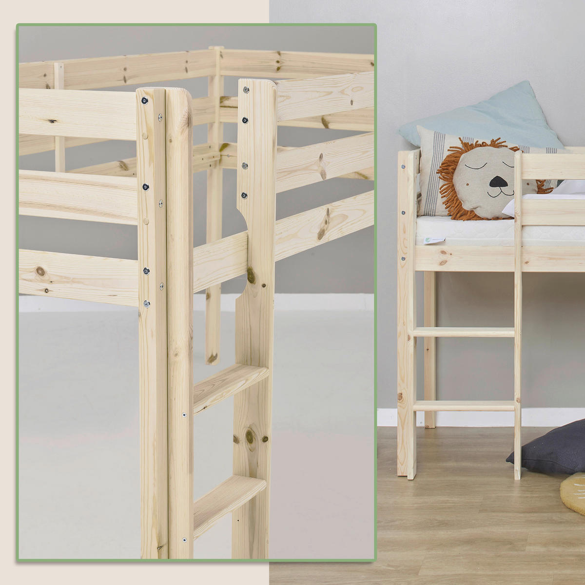 HOCHBETT 70/160 cm  - Naturfarben/Kieferfarben, MODERN, Holz (70/160cm) - MID.YOU