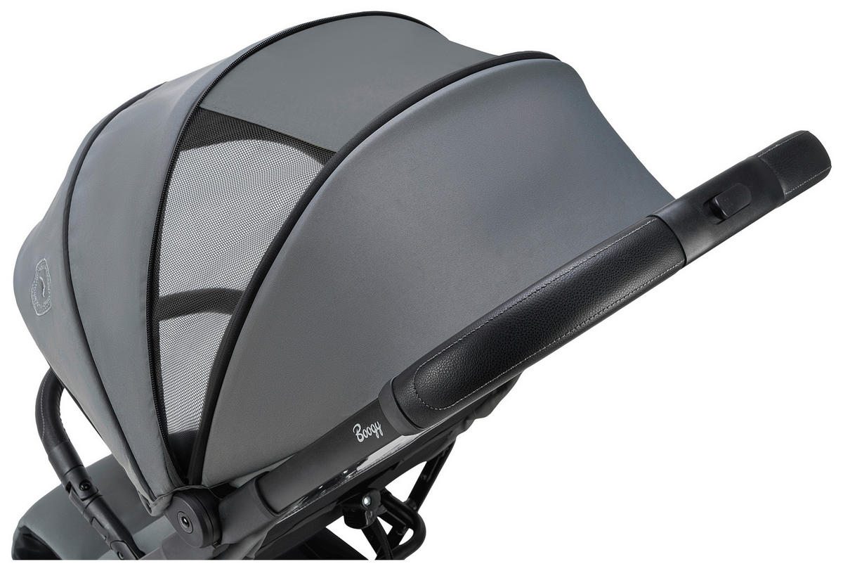 BUGGY Boogy 2 Stone  - Dunkelgrau/Schwarz, Basics, Textil/Metall (51/105/84,5cm) - Osann