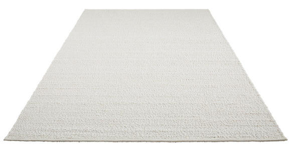 HANDWEBTEPPICH 70/140 cm Weiß  - Weiß, Natur, Textil (70/140cm) - Linea Natura