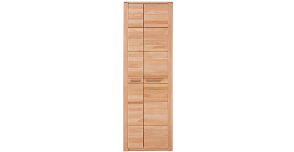 GARDEROBE 4-teilig  in 200/201/40 cm  - Buchefarben, Natur, Glas/Holzwerkstoff (200/201/40cm) - Linea Natura