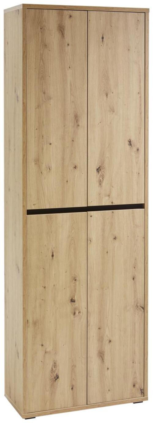 SCHUHSCHRANK Eichefarben - Eichefarben, KONVENTIONELL, Holzwerkstoff (70/210/34cm) - Xora