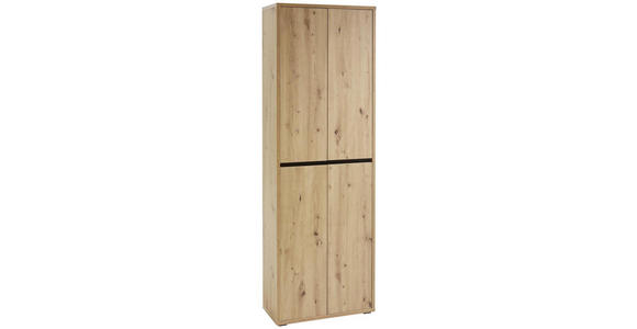 SCHUHSCHRANK 70/210/34 cm  - Eichefarben, KONVENTIONELL, Holzwerkstoff (70/210/34cm) - Xora