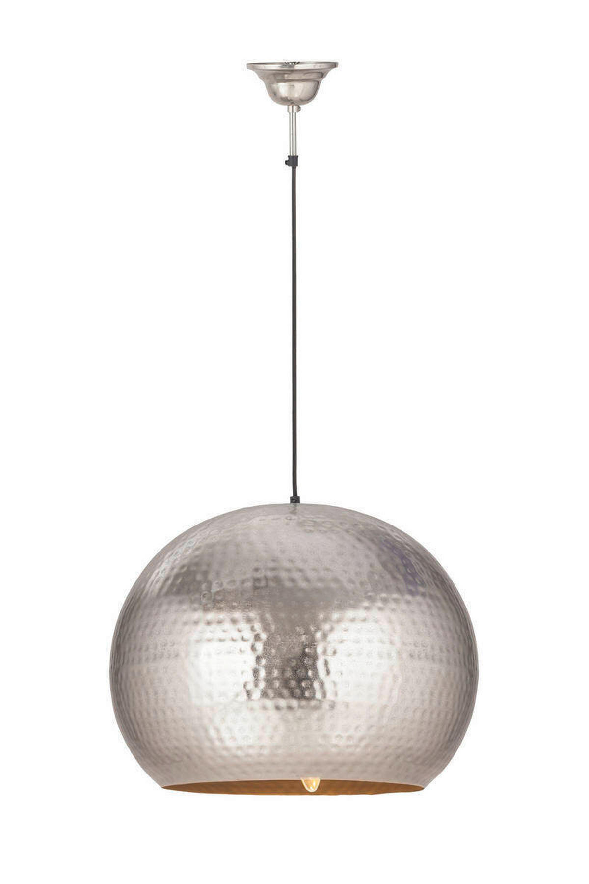 HÄNGELEUCHTE 47/35/47 cm  - Nickelfarben, Trend, Metall (47/35/47cm) - Kayoom