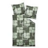 BETTWÄSCHE J.D. Makosatin 135/200 cm  - Grün, Design, Textil (135/200cm) - Janine