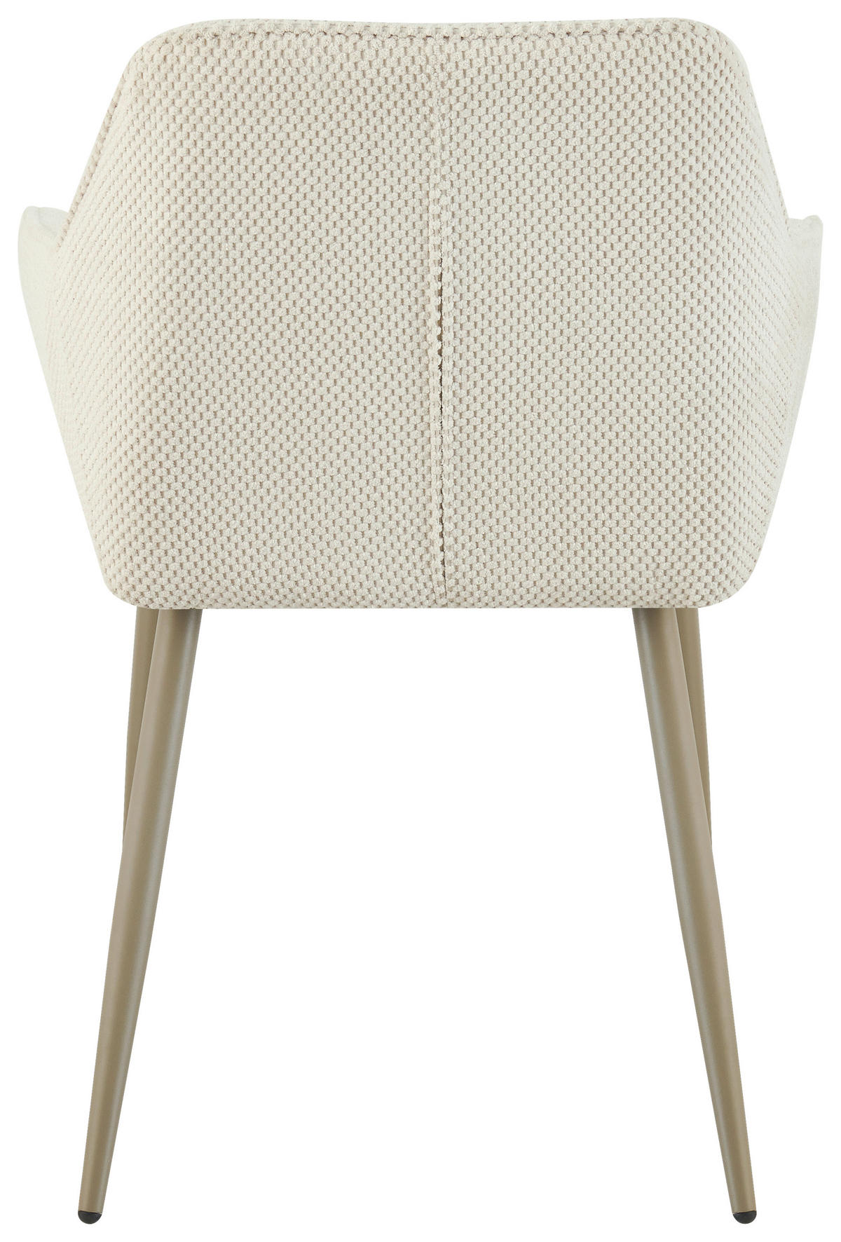 ARMLEHNSTUHL  in Eisen Webstoff  - Beige, KONVENTIONELL, Textil/Metall (56/81/61cm) - MID.YOU
