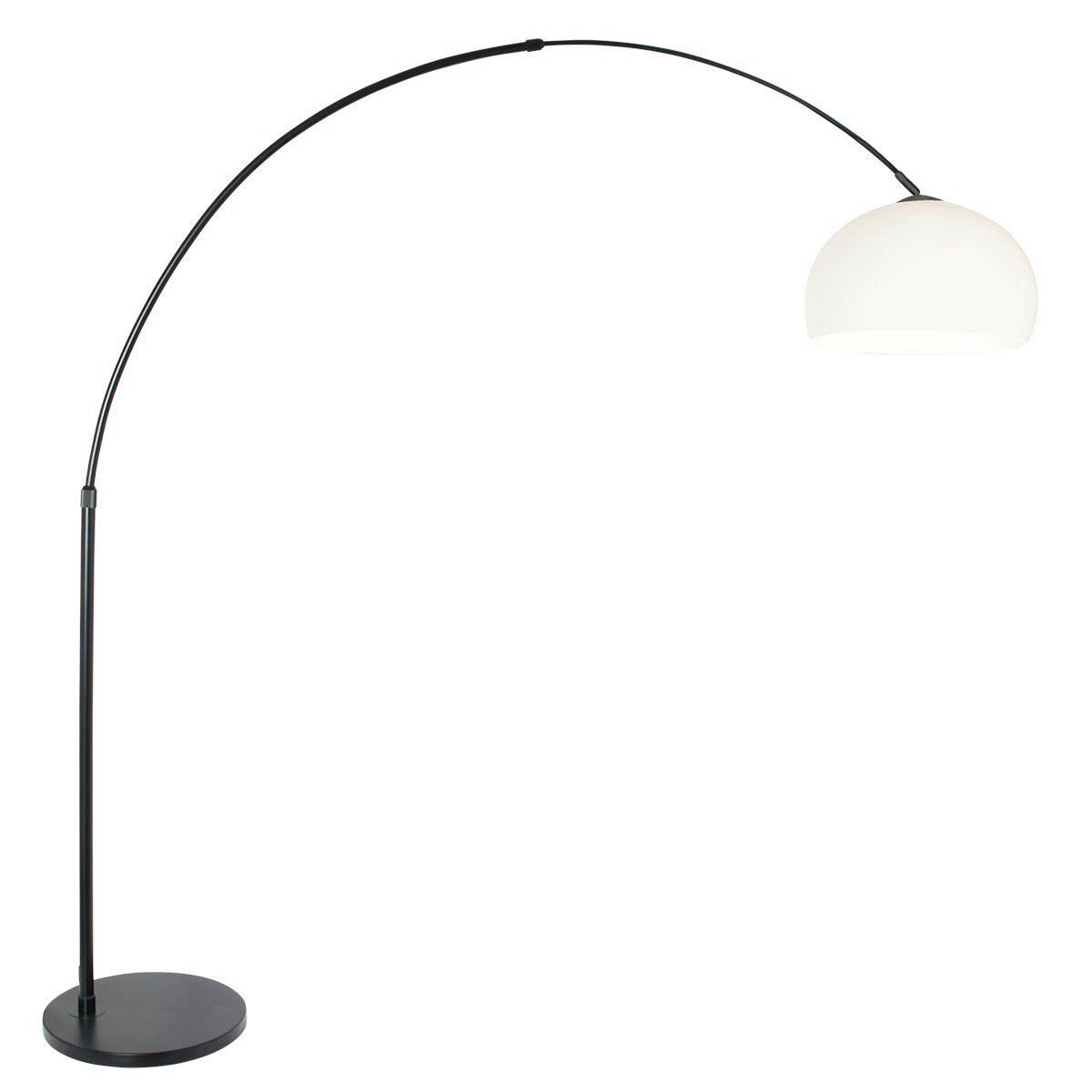 STEHLEUCHTE SPARKLED LIGHT 50/240/230 cm  - Schwarz/Weiß, Trend, Kunststoff/Metall (50/240/230cm)