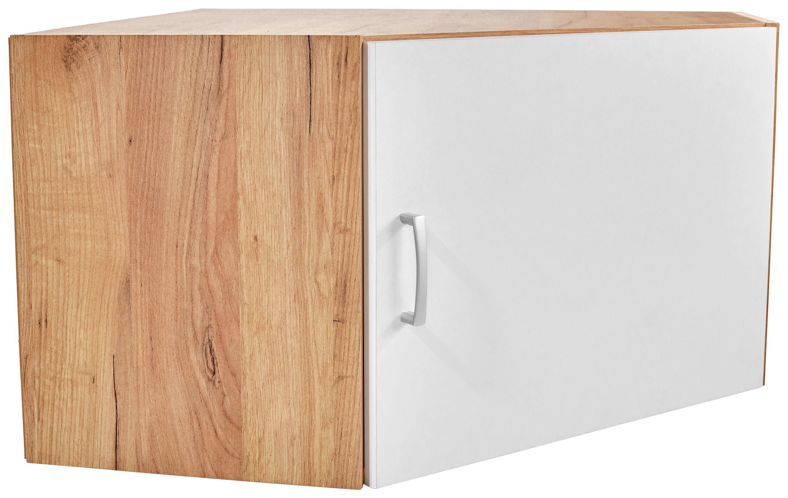 Aufsatzschrank 80 Cm Tio Weiß/kraft Eiche Dekor
