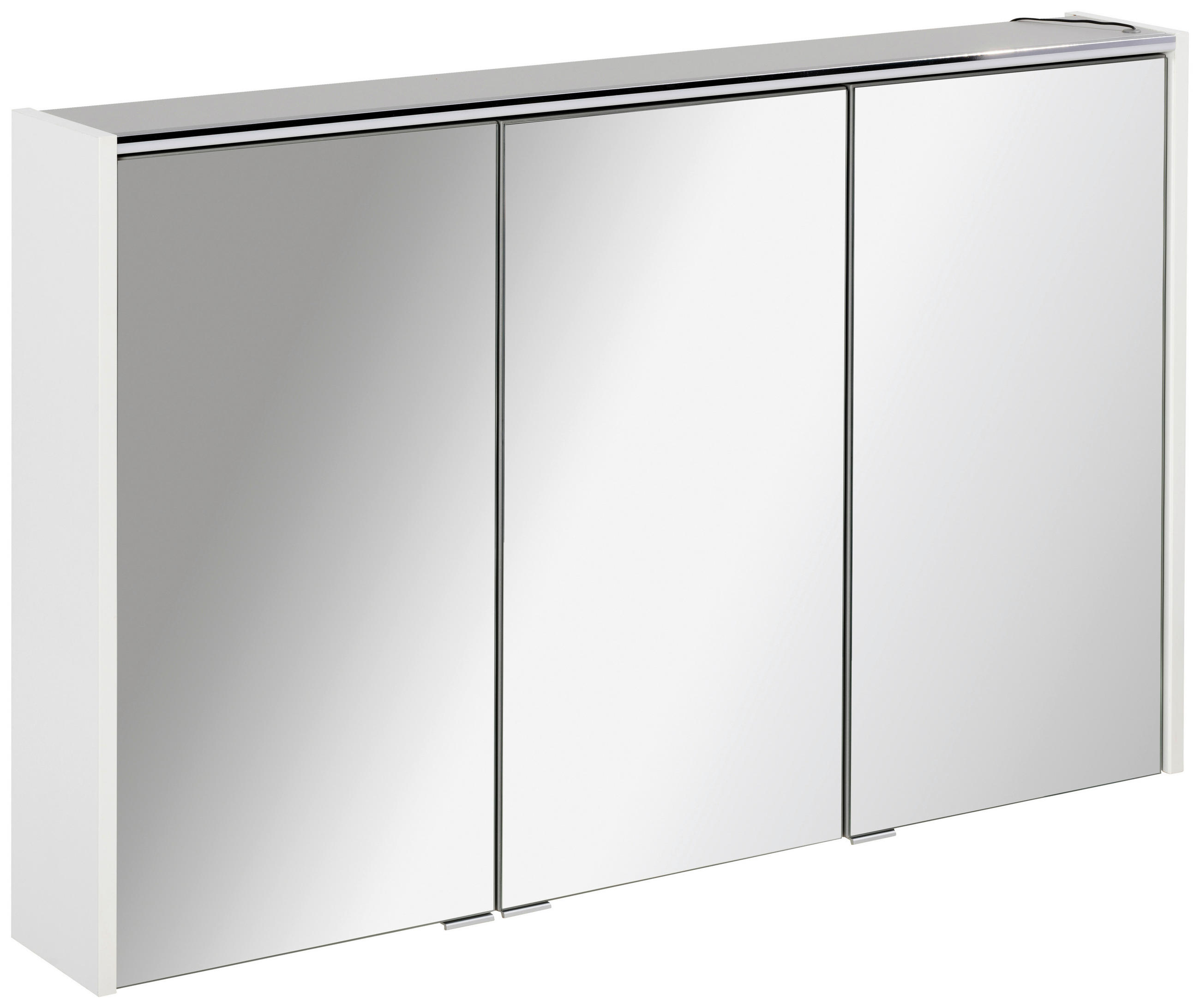 Voleo Spiegelschrank Lara Weiß 110x68.3x16 cm