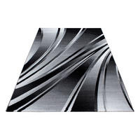 WEBTEPPICH 120/170 cm Parma Schwarz  - Schwarz, KONVENTIONELL, Textil (120/170cm) - Novel
