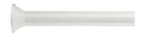 DUSCHVORHANGSTANGE 75-125 cm  - Weiß, Basics, Metall (75-125cm) - Kleine Wolke