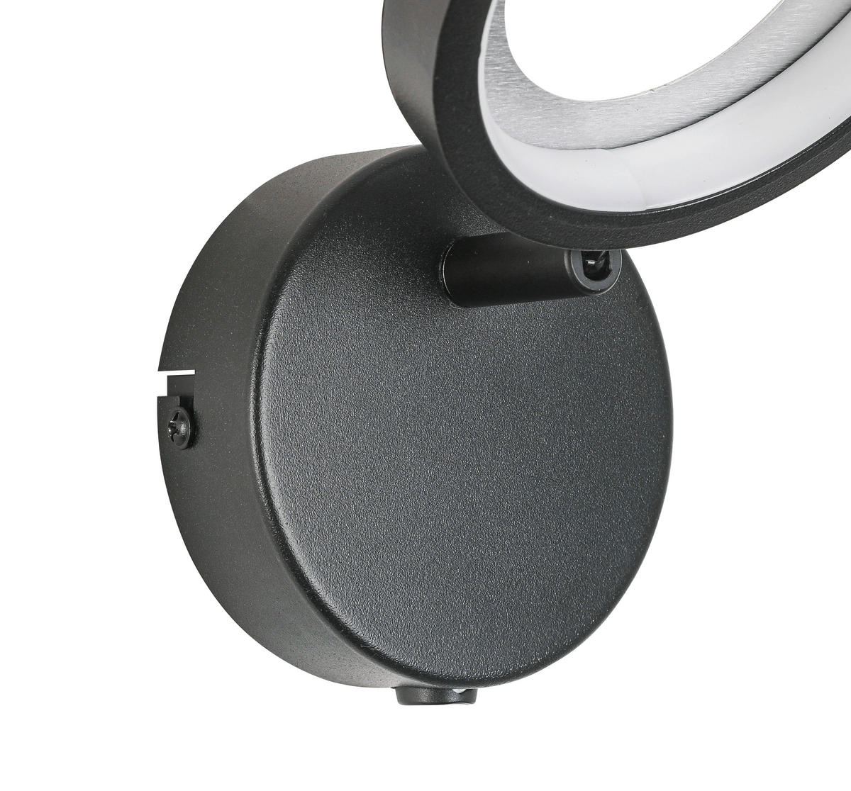 LED-STRAHLER Granada 12/21/15 cm   - Schwarz/Alufarben, Basics, Kunststoff/Metall (12/21/15cm) - Novel