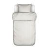 BETTWÄSCHE Classic Stripe Satin 135/200 cm  - Silberfarben, Basics, Textil (135/200cm) - Marc O'Polo