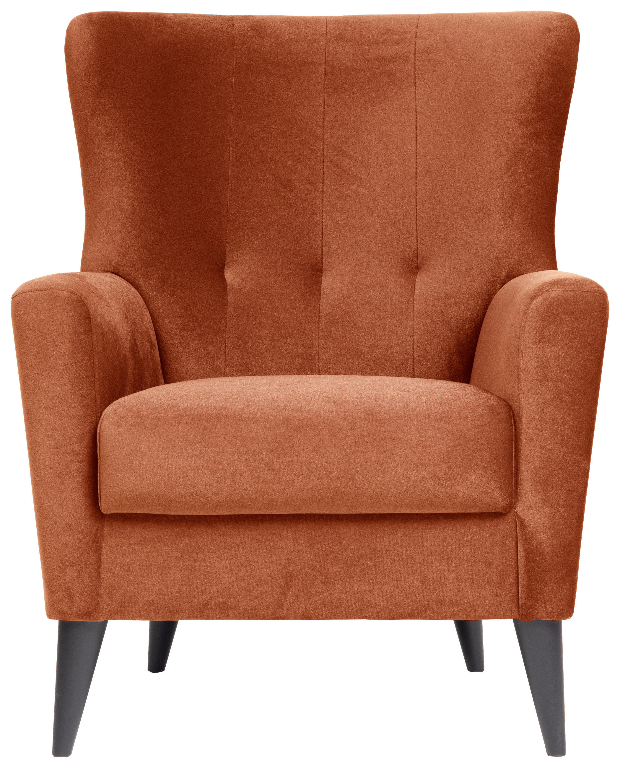SESSEL Velours Bronzefarben    - Schwarz/Bronzefarben, KONVENTIONELL, Kunststoff/Textil (72/96/77cm) - Livetastic