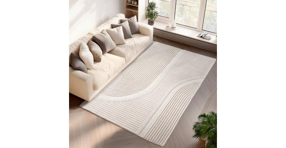 FLACHWEBETEPPICH 120/170 cm Pompei Creme  - Creme, KONVENTIONELL, Textil (120/170cm) - Novel