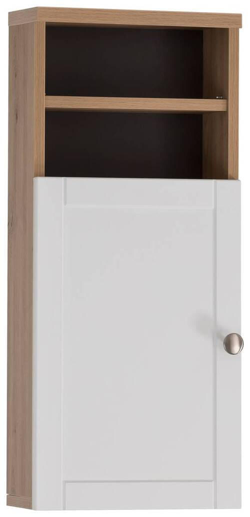UNTERSCHRANK 30,3/70/25,4 cm   - Weiß/Eiche Artisan, Basics, Holzwerkstoff/Metall (30,3/70/25,4cm) - Stylife