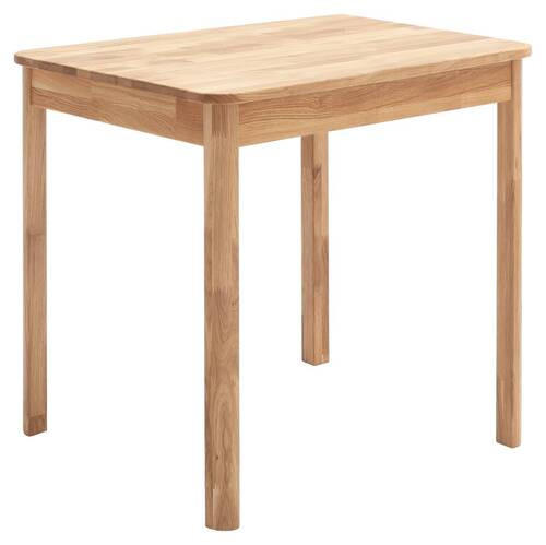 ESSTISCH Wildeiche massiv rechteckig Wildeiche - Wildeiche, KONVENTIONELL, Holz (60/80/76cm) - MID.YOU