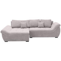 ECKSOFA Beige Flachgewebe  - Beige/Schwarz, Design, Kunststoff/Textil (175/278cm) - Xora