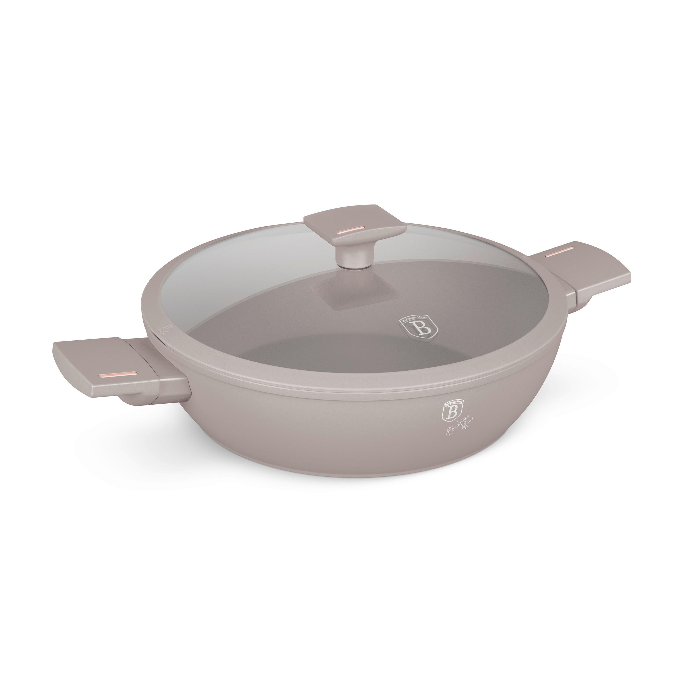 SERPENYŐ  - bézs/áttetsző, Basics, műanyag/üveg (28cm)