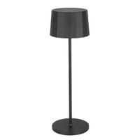 STOLNÍ LAMPA NA BATERIE, dotykový stmívač, 11/35 cm  - černá, Design, kov/plast (11/35cm) - Dieter Knoll