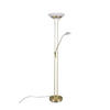 LED-STEHLEUCHTE    - Messingfarben, Basics, Glas/Metall (180/32,5/57cm)