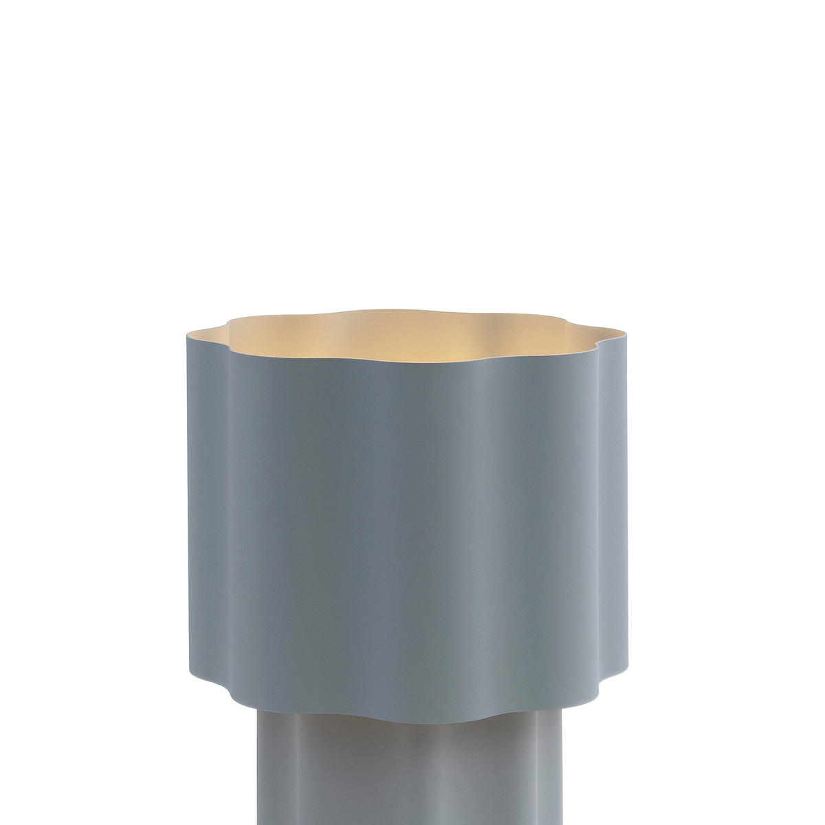 TISCHLEUCHTE - Grau, Trend, Metall (23/36cm) - Collet's Monde