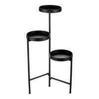 STOJAN NA KVETY čierna - čierna, Basics, kov (40/31/64cm)