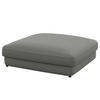 HOCKER in Textil Dunkelgrau  - Dunkelgrau/Schwarz, Modern, Kunststoff/Textil (133/43/133cm) - Trendmanufaktur