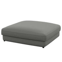 HOCKER in Textil Dunkelgrau  - Dunkelgrau/Schwarz, Modern, Kunststoff/Textil (133/43/133cm) - Trendmanufaktur